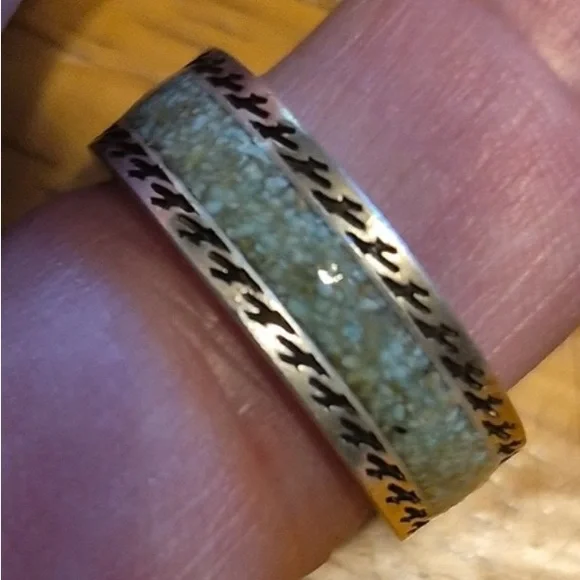 Gucci Interlocking G Turquoise Enamel Ring - Picture 6 of 6